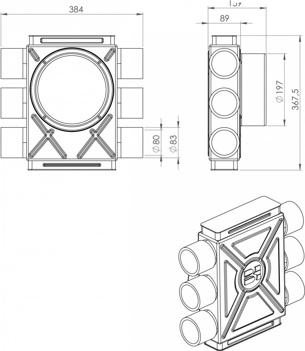 The system of ducts and plenum boxes - BERLÜF - Air handling at your ...